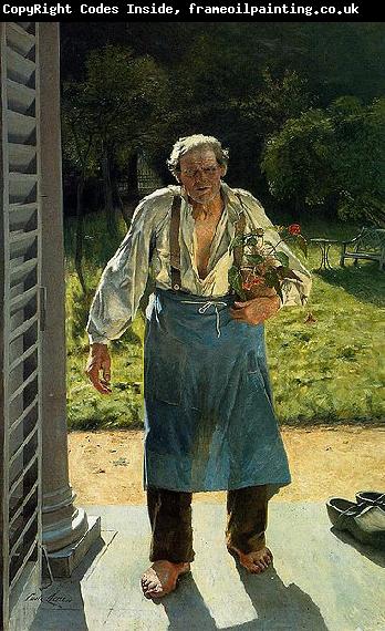 Emile Claus The Old Gardener